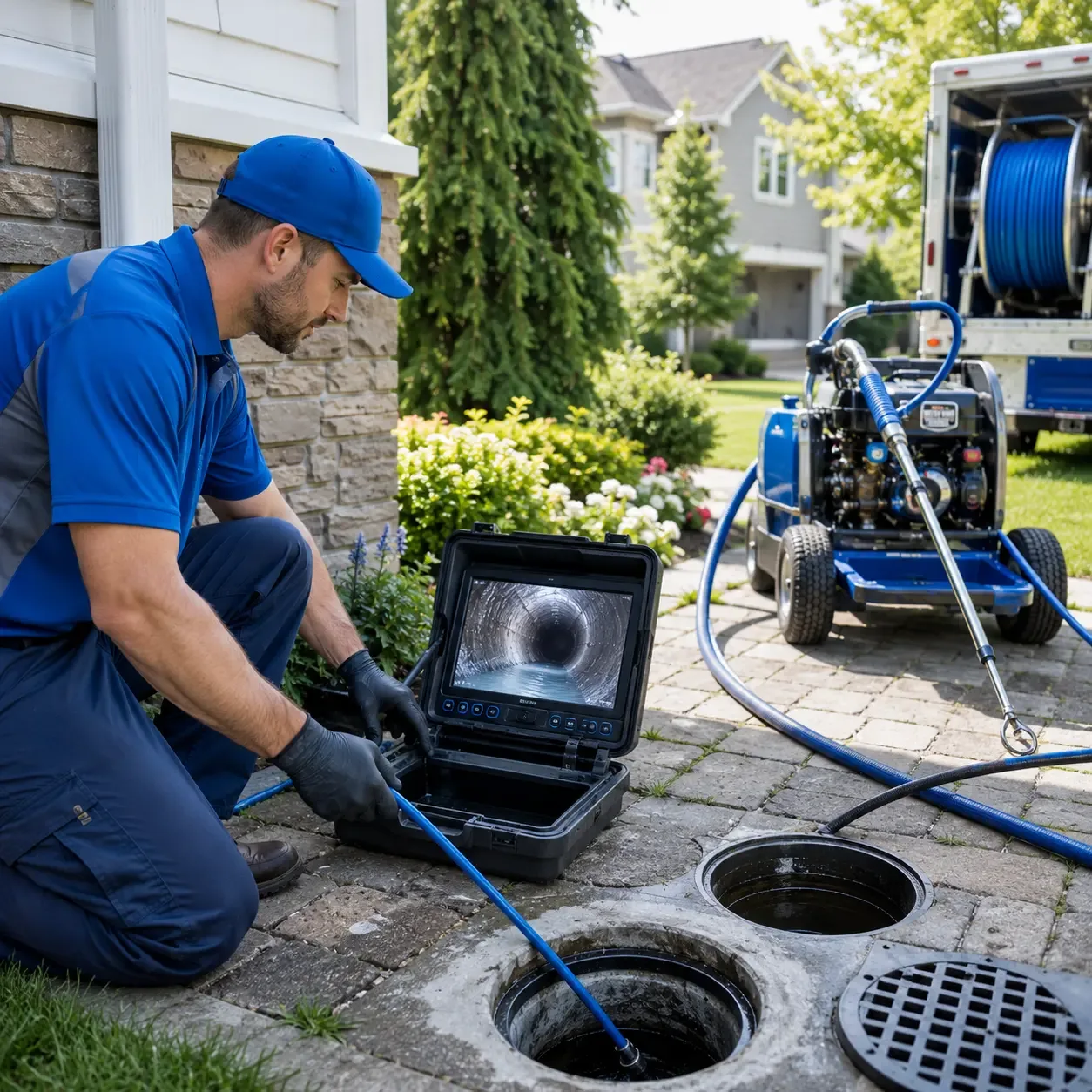 Outdoor drain cleaning professionals serving Anniston, AL